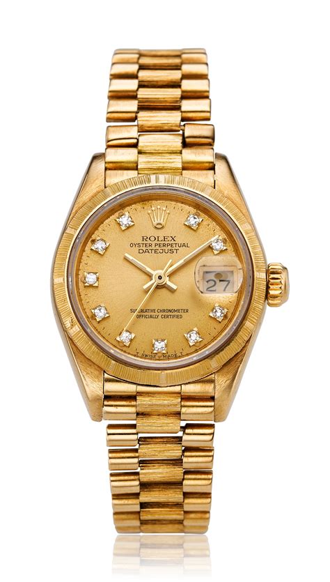 ladies rolex gold datejust|Rolex lady Datejust 18k gold.